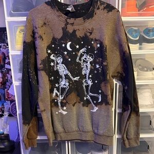 Skeleton Dance Graphic Men's Sweater